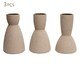 Kit Vasos em Cerâmica 3 Pçs, beige | WestwingNow