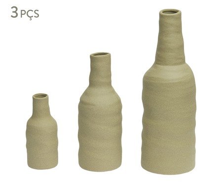 Kit Vasos em Cerâmica 3 Pçs | Westwing