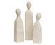 Kit Esculturas Pessoas em Polirresina 3 Pçs, beige | WestwingNow