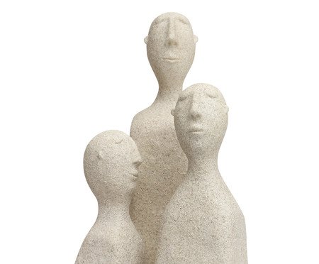 Kit Esculturas Pessoas em Polirresina 3 Pçs | Westwing