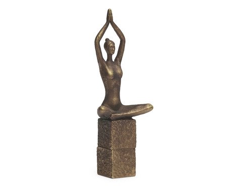 Escultura Yoga em Polirresina | Westwing