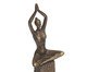 Escultura Yoga em Polirresina, gold | WestwingNow