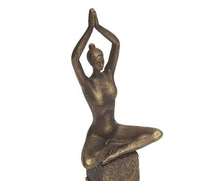 Escultura Yoga em Polirresina | Westwing