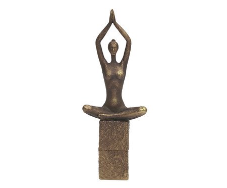 Escultura Yoga em Polirresina | Westwing