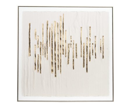 Quadro em Poliestireno e Canvas Texturizado