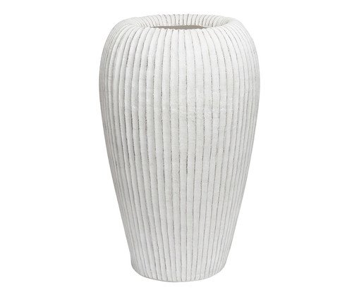 Vaso de Fibra De Vidro, Off White | WestwingNow