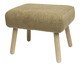 Pufe em Madeira e Boucle, brown | WestwingNow