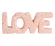 Adorno Love em Cerâmica Mármore - Rosa, Rosa | WestwingNow