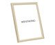 Porta-Retrato em Poliestireno e Vidro - 20X25, beige | WestwingNow