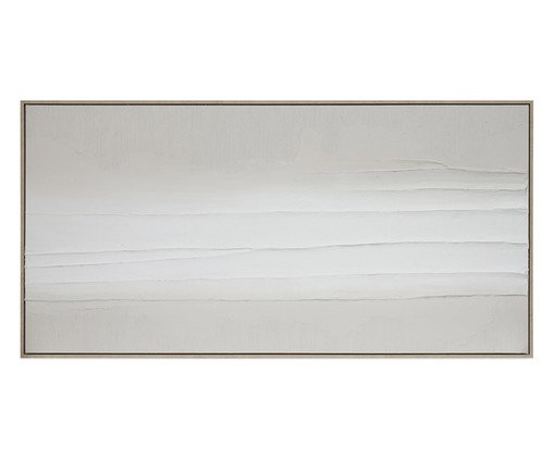 Quadro em Madeira e Canvas Texturizado, beige | WestwingNow
