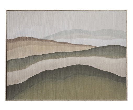 Quadro em Poliestireno e Canvas, green | WestwingNow