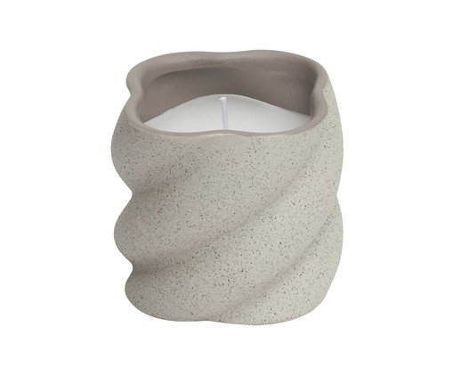 Porta-Velas em Cerâmica, grey | WestwingNow