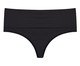 Calcinha Cintura Alta Fio Dental Canelada Free Preto, black | WestwingNow