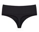 Calcinha Cintura Alta Fio Dental Canelada Free Preto, black | WestwingNow