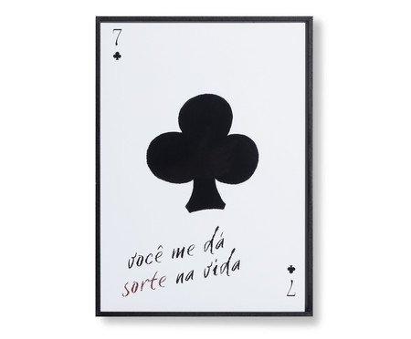 Quadro Decorativo Sorte | Westwing