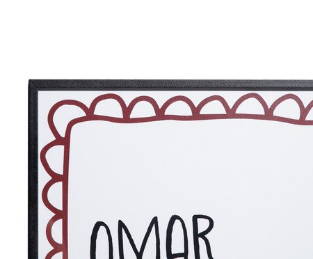 Quadro Decorativo Amar e Mudar As Coisas | Westwing