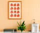 Quadro Pomodoro com Moldura Marrom, red | WestwingNow