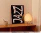 Quadro Jazz com Moldura Marrom, black | WestwingNow