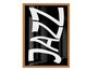 Quadro Jazz com Moldura Marrom, black | WestwingNow