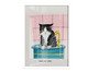 Quadro Wash Your Pawscom Moldura Branca, pink | WestwingNow