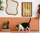 Quadro Cat com Moldura Branca, orange | WestwingNow