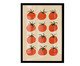 Quadro Pomodoro com Moldura Preto, red | WestwingNow