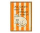 Quadro Cat com Moldura Marrom, orange | WestwingNow