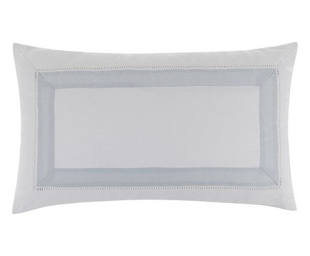 Almofada Rivus Branco e Azul | Westwing