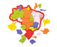 Jogo Mapa do Brasil, Colorido | WestwingNow