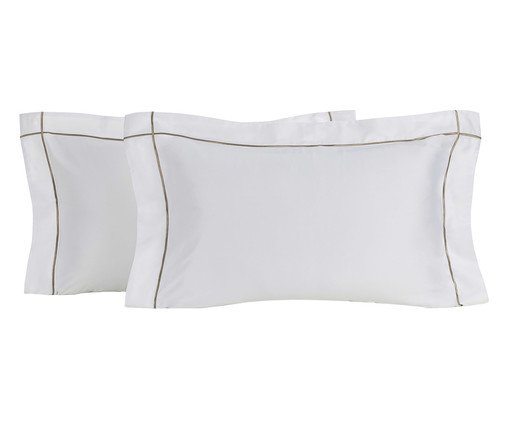 Jogo de Fronha Girelli Branco, multicolor | WestwingNow