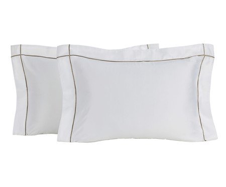 Jogo de Fronhas em Bambu  Girelli Branco I | Westwing