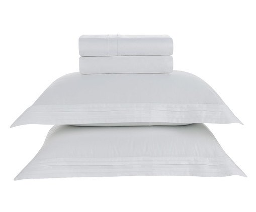 Jogo de Lençol Naxos Branco, multicolor | WestwingNow