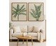 Quadro Corda Folhagem Verde e Nude Taípe B, green | WestwingNow