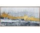 Quadro Canvas Abstrato Azul e Dourado Vancouver, blue | WestwingNow