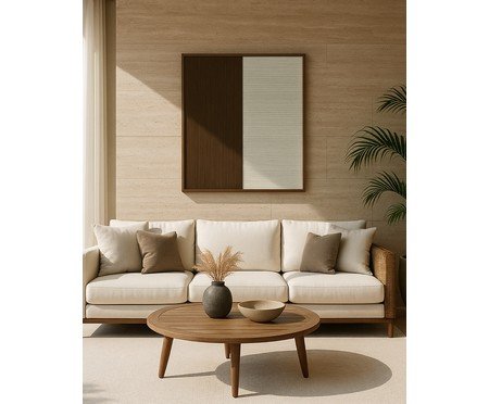 Quadro Corda Bege e Marrom Tulum | Westwing