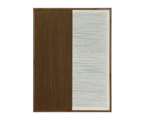 Quadro Corda Bege e Marrom Tulum, beige | WestwingNow