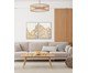Quadro Canvas Abstrato Branco e Dourado Alexandria A, white | WestwingNow