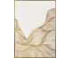 Quadro Canvas Abstrato Branco e Dourado Alexandria A, white | WestwingNow
