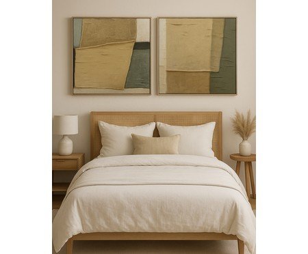 Quadro Canvas Bege e Marrom Tunísia B | Westwing