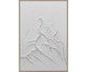 Quadro Montanhas em Gesso Branco St. Moritz B, white | WestwingNow