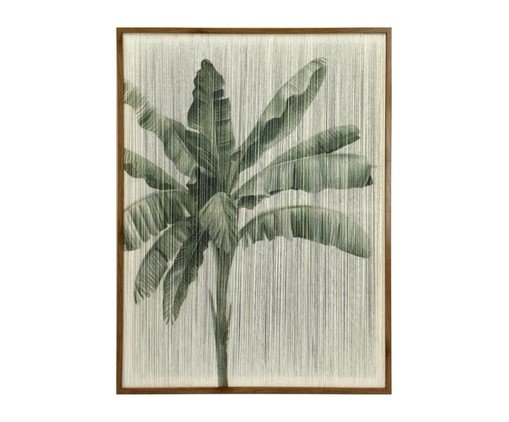 Quadro Corda Folhagem Verde e Nude Taípe A, green | WestwingNow