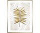 Quadro Folhagem 3D Dourado e Branco Paris A, gold | WestwingNow