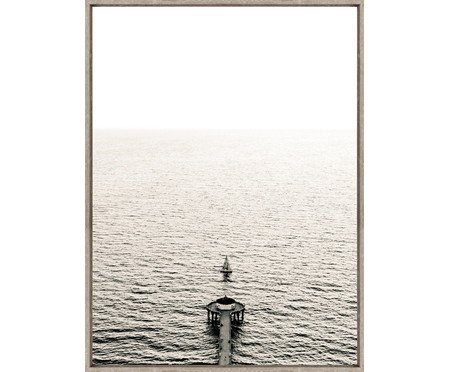 Quadro Canvas Paisagem Marítima Nude White Ocean A | Westwing