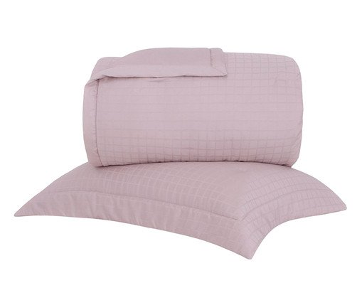 Jogo de Cobre-Leito Damask Square Rosa 300 Fios, pink | WestwingNow