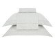 Jogo de Lençol Damask Square Cinza 300 Fios, grey | WestwingNow