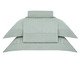 Jogo de Lençol Damask Square Verde 300 Fios, green | WestwingNow