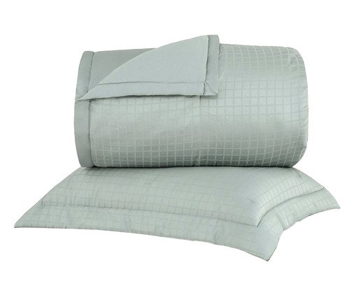 Jogo de Cobre-Leito Damask Square Verde 300 Fios, green | WestwingNow