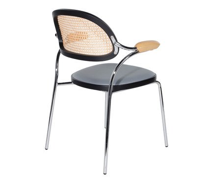 Cadeira Estofada Vicenza Prateada | Westwing