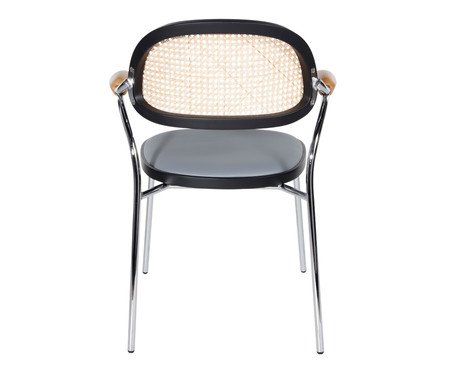 Cadeira Estofada Vicenza Prateada | Westwing