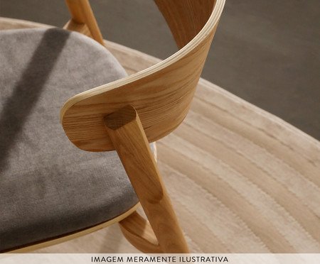 Cadeira Estofada Trento Natural | Westwing